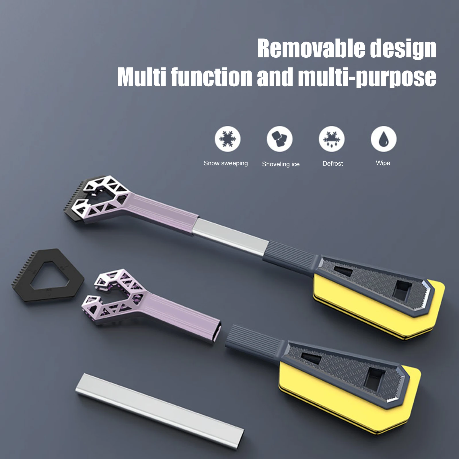 3-in-1 Auto Windshield Ice Scraper Detachable SUV Rotary Shovel Snow Cutter Vehicle Ice Scraping Brushes Car Maintenance Gadgets
3-in-1 Auto Windshield Ice Scraper Detachable SUV Rotary Shovel Snow Cutter Vehicle Ice Scraping Brushes Car Maintenance Gadgets