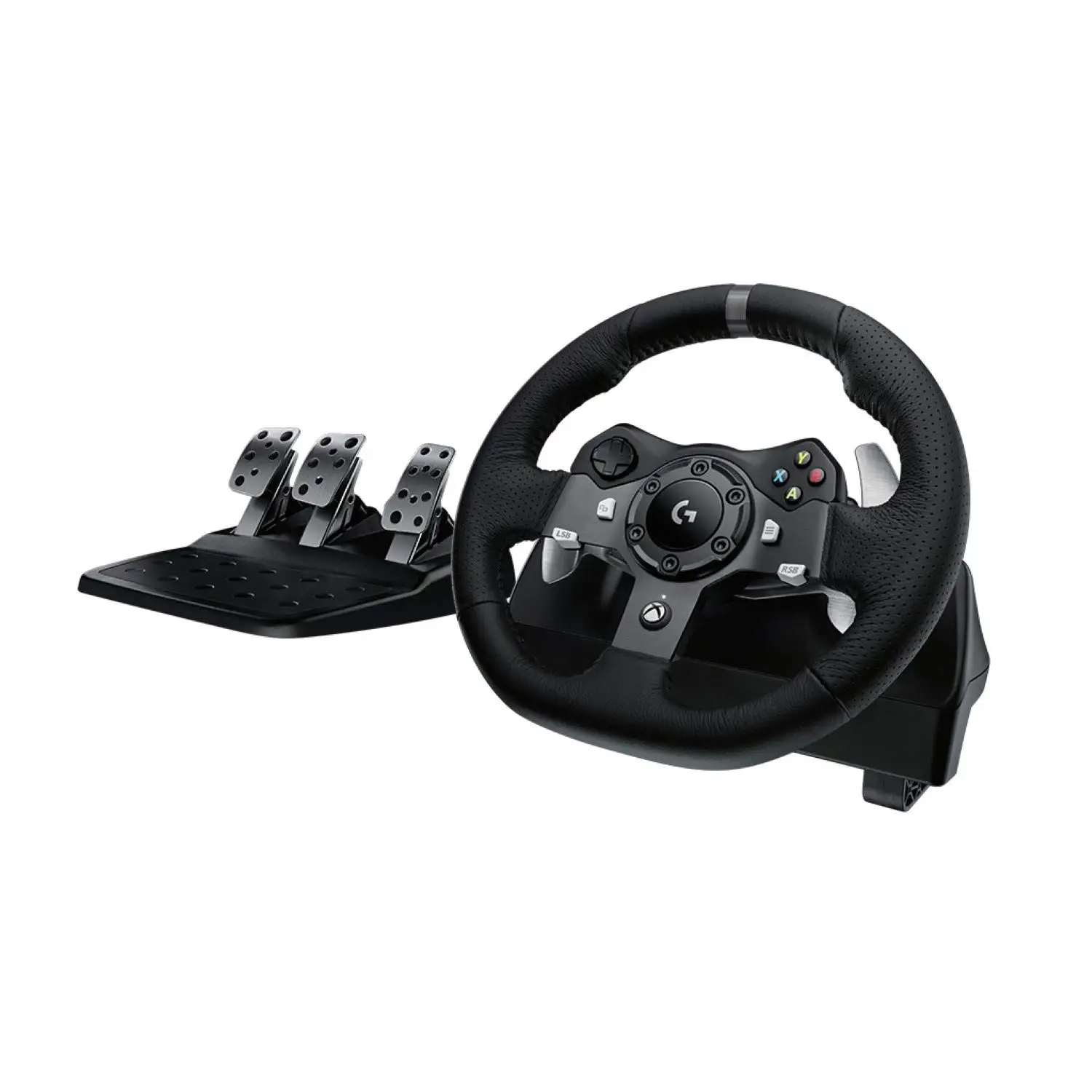 Logi t e c h Driving Force G920 Steering Wheel and Pedals, 941-000123 (Steering Wheel and Pedals f/PC and Xbox One)
Logi t e c h Driving Force G920 Steering Wheel and Pedals, 941-000123 (Steering Wheel and Pedals f/PC and Xbox One)