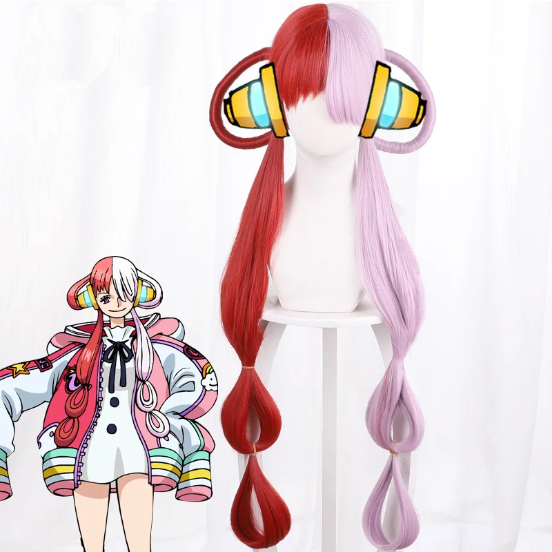 Anime ONE PIECE FILM RED UTA Cosplay Wig Long Straight Hair Half Red Half Purple Synthetic Hair Halloween Party Costume Wig
Anime ONE PIECE FILM RED UTA Cosplay Wig Long Straight Hair Half Red Half Purple Synthetic Hair Halloween Party Costume Wig