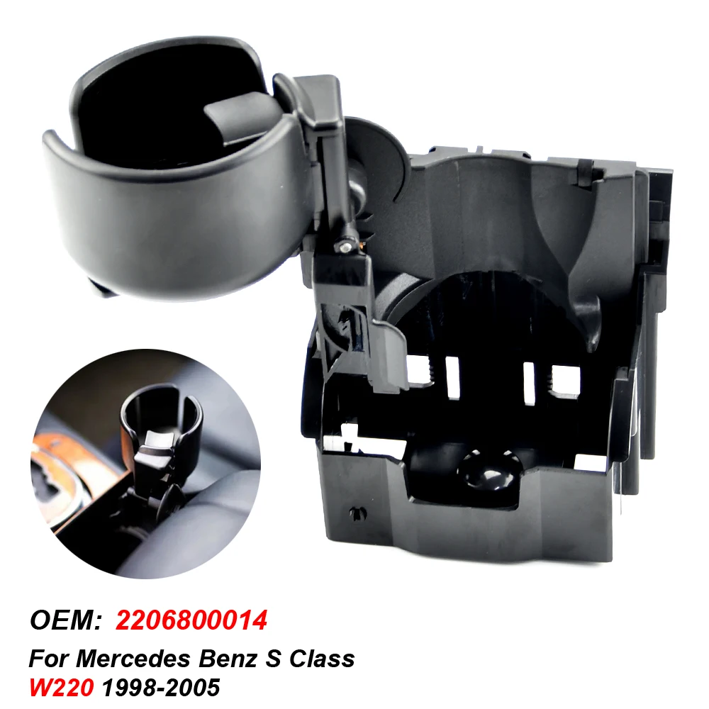 

2206800014 Car Accessories Center Console Cup Holder For Mercedes Benz S Class S300 S400 S500 1998-2005