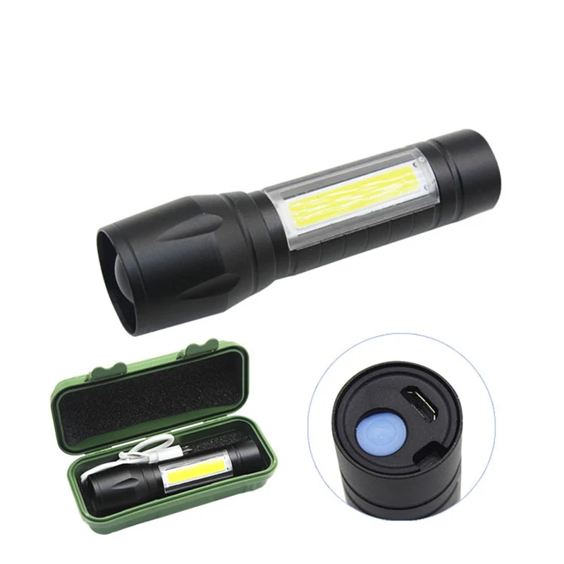 Aluminum Mini Zoomable Flashlight Usb Rechargeable Work Light Torch Outdoor Emergency Inspection Lamp Outdoor Tools
Aluminum Mini Zoomable Flashlight Usb Rechargeable Work Light Torch Outdoor Emergency Inspection Lamp Outdoor Tools