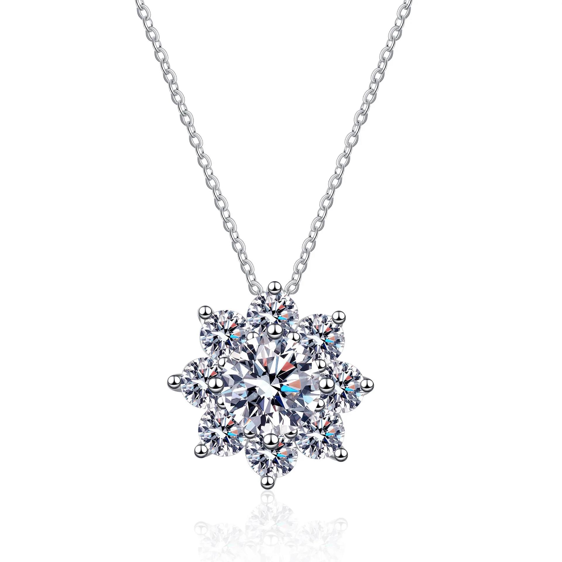 Aisne Real VVS1 1ct 2ct Moissanite Pendant Necklace For Women D Color 100% 925 Sterling Silver Wedding Party Bridal Fine Jewelry
Aisne Real VVS1 1ct 2ct Moissanite Pendant Necklace For Women D Color 100% 925 Sterling Silver Wedding Party Bridal Fine Jewelry