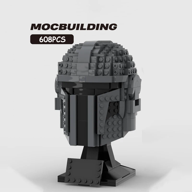 Конструктор MOC, модель шлема Мандалора, сделай сам, собранные мелкие кирпичи, серия космических войн, классические детские игрушки, подарки, ...
Конструктор MOC, модель шлема Мандалора, сделай сам, собранные мелкие кирпичи, серия космических войн, классические детские игрушки, подарки, ...