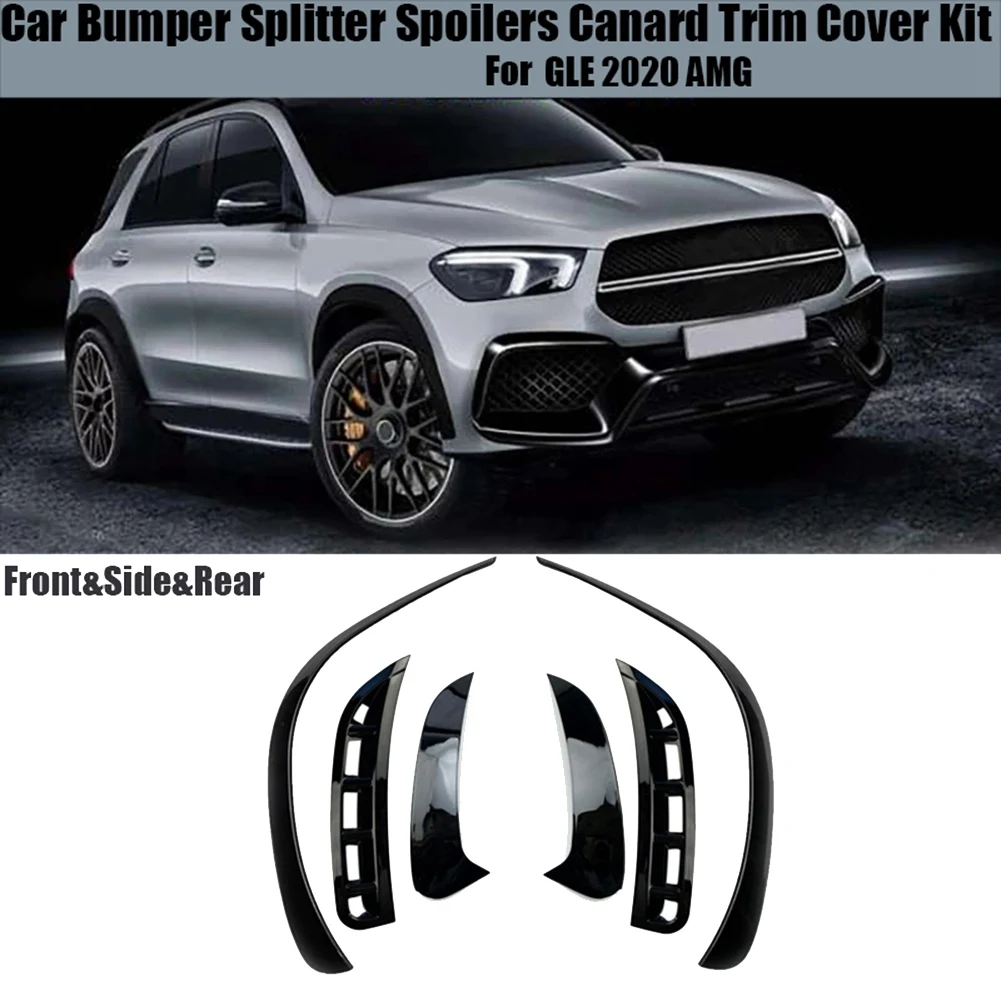 6Pcs Car Front&Rear Bumper Splitter Spoilers Trim for Mercedes-Benz GLE W167 2020 AMG Gloss Black
6Pcs Car Front&Rear Bumper Splitter Spoilers Trim for Mercedes-Benz GLE W167 2020 AMG Gloss Black