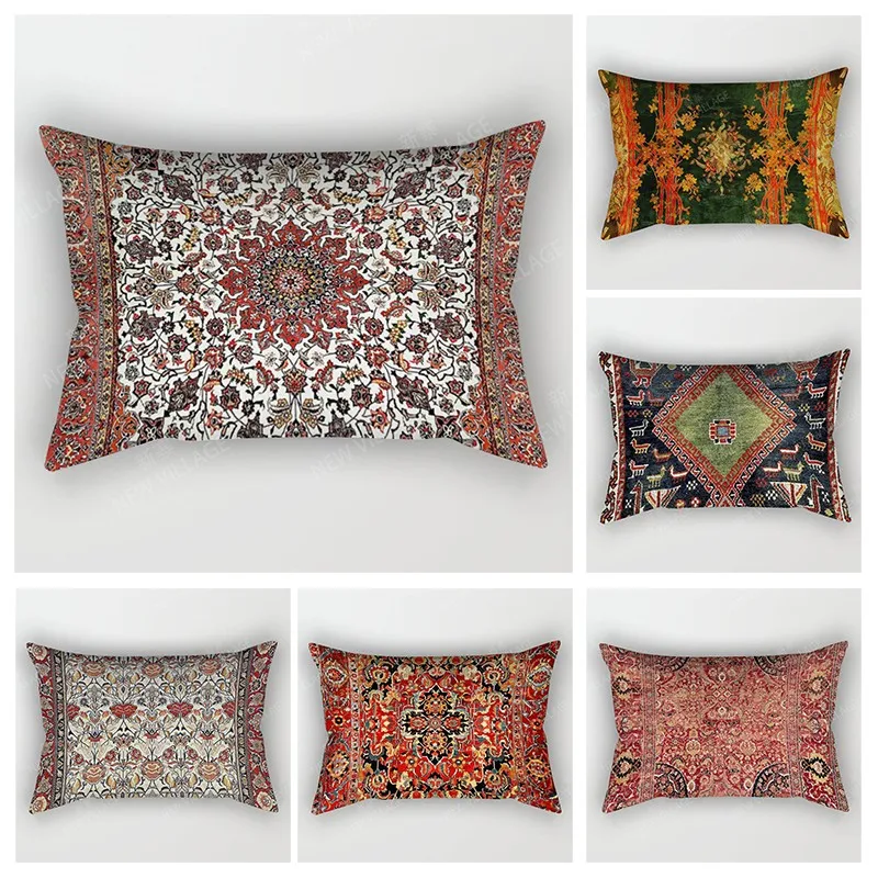 

Nordic vintage fall home decor 30*50cm throw pillow cover sofa boho living room Cushion cover 50x70 30x50cm 40x60 Morocco Persia
