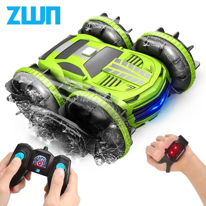 ZWN RC Car 2.4GHz Remote Control Boat Waterproof Radio Controlled Stunt Car 4WD Vehicle All Terrain Beach Pool Toys for Boys
ZWN RC Car 2.4GHz Remote Control Boat Waterproof Radio Controlled Stunt Car 4WD Vehicle All Terrain Beach Pool Toys for Boys