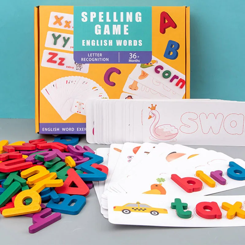 Letter Word Card Spell Learning Toys Matching Letter Spelling Word Game Preschool Educational Toys For Age 3+ Toddler
Letter Word Card Spell Learning Toys Matching Letter Spelling Word Game Preschool Educational Toys For Age 3+ Toddler