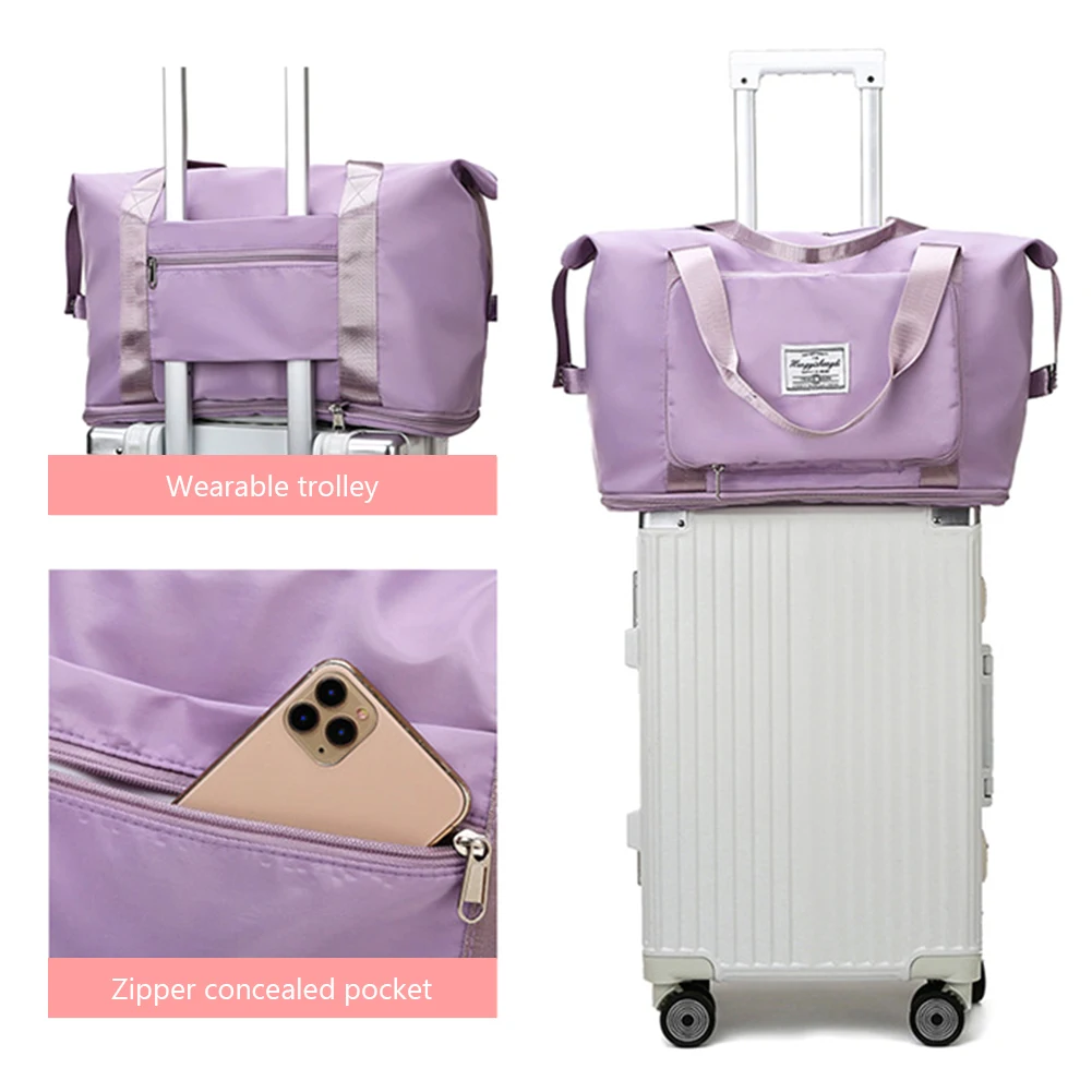 Wet Dry Separation Shoulder Bags Oxford Cloth Sports Tote Bag Foldable Extension Training Handbag Tear Resistant
Wet Dry Separation Shoulder Bags Oxford Cloth Sports Tote Bag Foldable Extension Training Handbag Tear Resistant