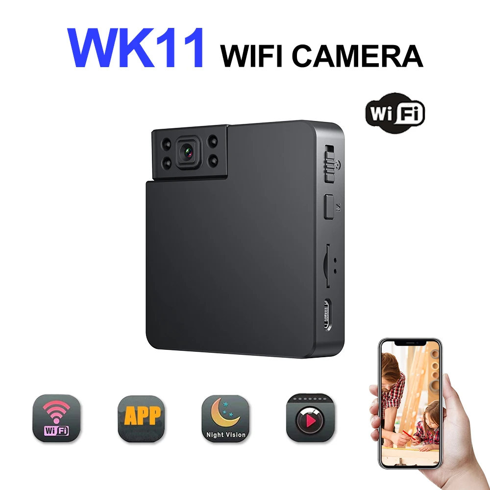 Мини-камера WIFI HD видеодатчик ночного видения Видеокамера движение DVR микро камера рекордер маленькая камера 1080P
Мини-камера WIFI HD видеодатчик ночного видения Видеокамера движение DVR микро камера рекордер маленькая камера 1080P