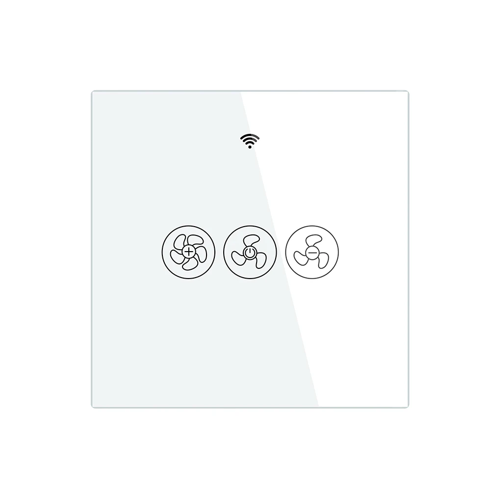 Smart LifeTuya Wifi Fan Light Switch, Smart Ceiling Fan Lamp Switch with Various Speed Voice Controlled by Alexa, Google Home
Smart LifeTuya Wifi Fan Light Switch, Smart Ceiling Fan Lamp Switch with Various Speed Voice Controlled by Alexa, Google Home