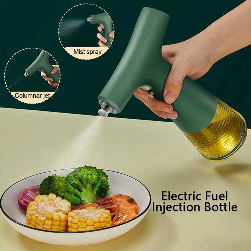 Electric Olive Oil Sprayer Bottle USB Charging Detachable Soy Sauce Jar Vinegar Oil Vinegar Dispenser 2 Modes Spray Bottles
Electric Olive Oil Sprayer Bottle USB Charging Detachable Soy Sauce Jar Vinegar Oil Vinegar Dispenser 2 Modes Spray Bottles