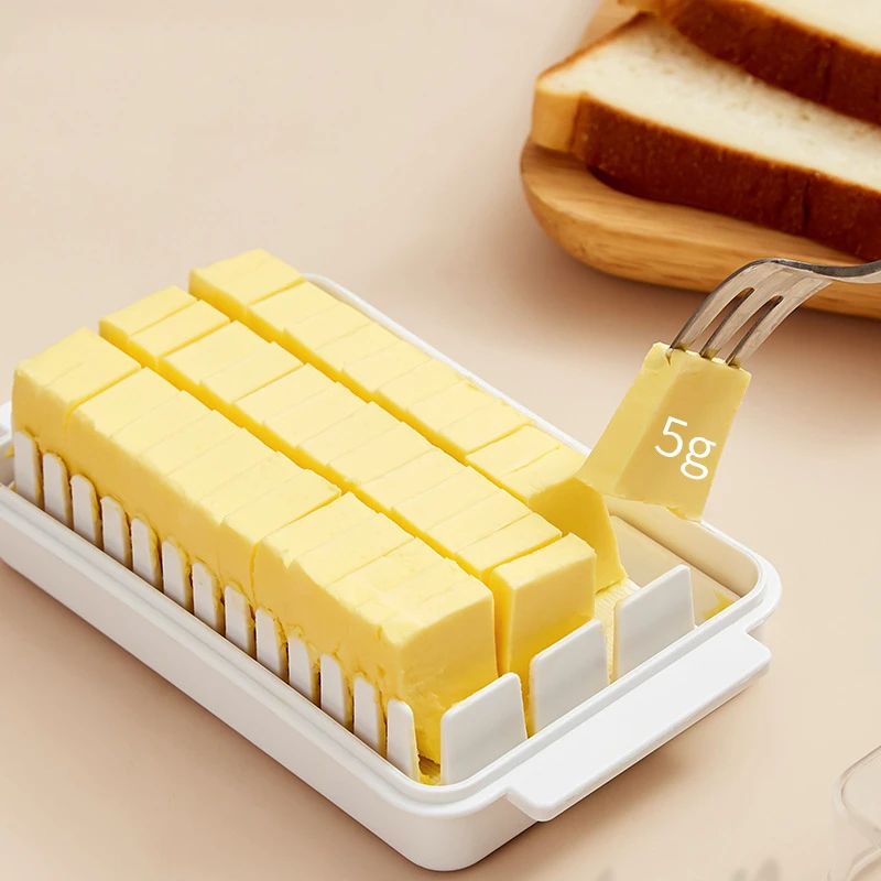

Handy Solid Butter Box Cheese Board Server Crisper Transparent Plastic Storage Container Cheese Keeper Case Butter Cutting