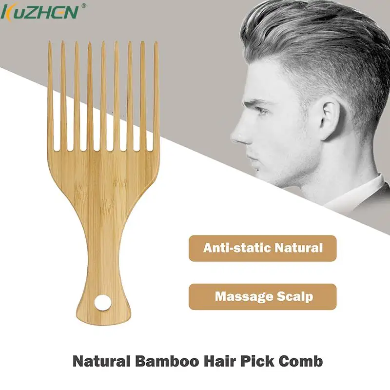 Anti-static Natural Bamboo/Plastic Hair Pick Comb Scalp Massage Long Tooth Detangling Combs Afro Hair Lift Styling Accessories
Anti-static Natural Bamboo/Plastic Hair Pick Comb Scalp Massage Long Tooth Detangling Combs Afro Hair Lift Styling Accessories