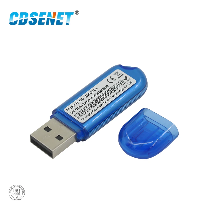 CC2540 Bluetooth Module USB Interface Tranceiver BLE4.0 CDSENET E104-2G4U04A 2.4GHz SoC 4dBm With PCB Antenna
CC2540 Bluetooth Module USB Interface Tranceiver BLE4.0 CDSENET E104-2G4U04A 2.4GHz SoC 4dBm With PCB Antenna
