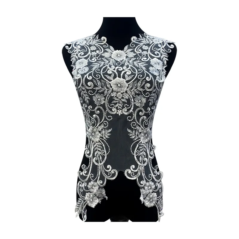 66CM*42CM Top beaded appliques for wedding dresses DIY sew on sequins flower patches for clothes
66CM*42CM Top beaded appliques for wedding dresses DIY sew on sequins flower patches for clothes
