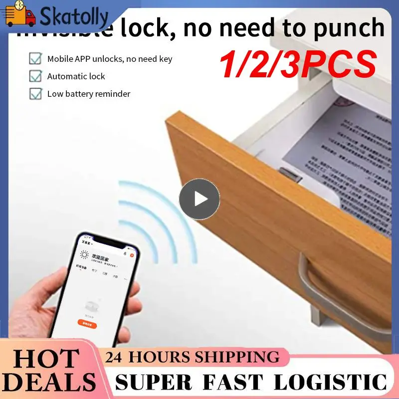 1/2/3PCS Tuya APP Remote Control Cabinet Drawer Lock Smart Home Invisible Keyless Electrics Wifi Security Phone
1/2/3PCS Tuya APP Remote Control Cabinet Drawer Lock Smart Home Invisible Keyless Electrics Wifi Security Phone