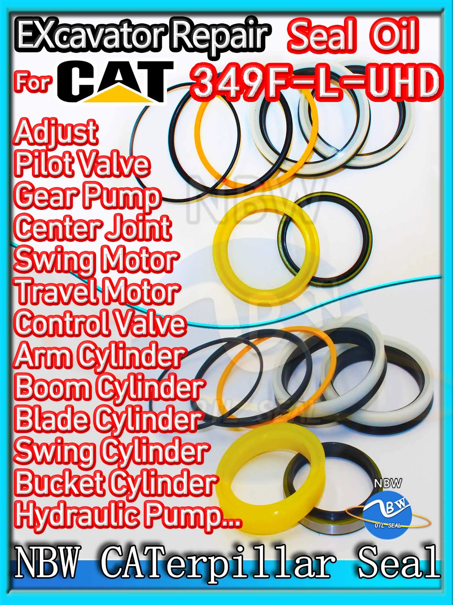 For Caterpillar 349F-L-UHD Excavator Oil Seal Kit High Quality Repair Cat 349F L UHD Joystick Engine O-ring Cylinder BOOM ARM
For Caterpillar 349F-L-UHD Excavator Oil Seal Kit High Quality Repair Cat 349F L UHD Joystick Engine O-ring Cylinder BOOM ARM