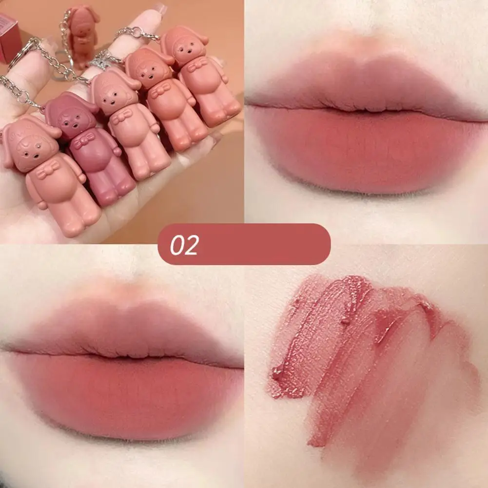 6 Colors Velvet Matte Lip Gloss Cute Cute Design Waterproof Stick Cup Soft Lipstick Smooth Sexy Lasting No Moisturizing Plu E1N1
6 Colors Velvet Matte Lip Gloss Cute Cute Design Waterproof Stick Cup Soft Lipstick Smooth Sexy Lasting No Moisturizing Plu E1N1