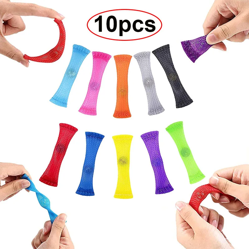 10 шт., игрушка-антистресс в виде трубки 
10 шт., игрушка-антистресс в виде трубки