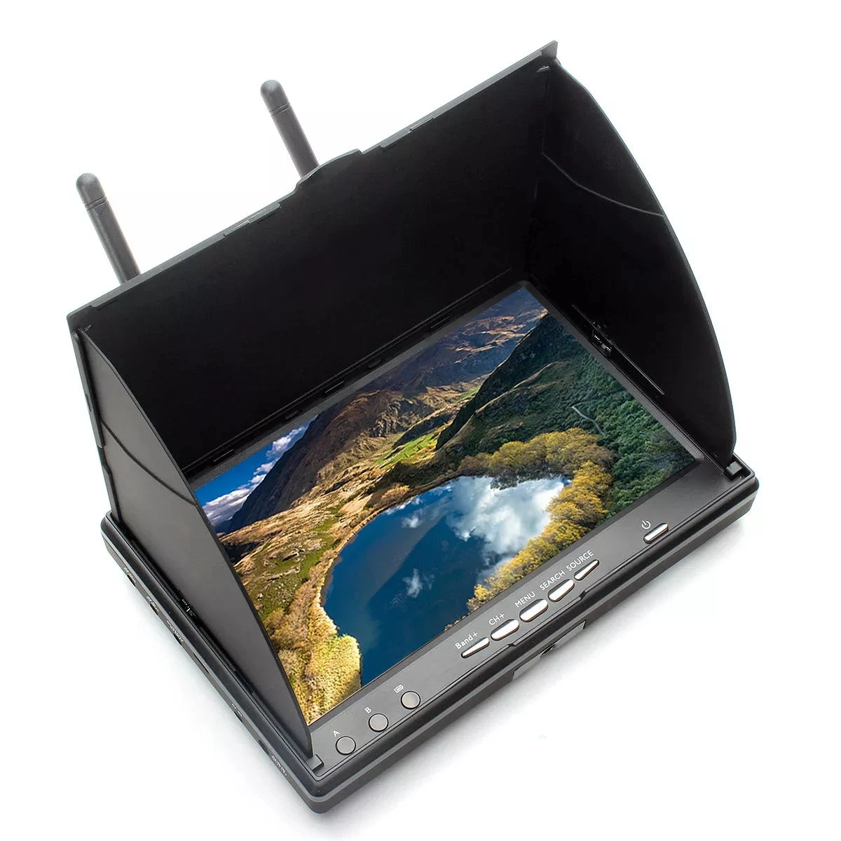 LCD5802 LT5802S 5802 5,8G 40CH 7-дюймовый приемник разнесенных сигналов Raceband монитор со встроенной батареей для FPV дрона
LCD5802 LT5802S 5802 5,8G 40CH 7-дюймовый приемник разнесенных сигналов Raceband монитор со встроенной батареей для FPV дрона
