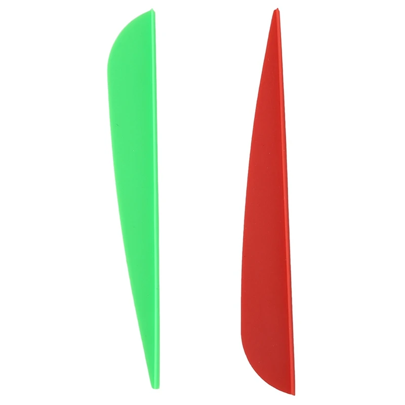 100Pcs Arrows Vanes 4 Inch Plastic Feather Fletching For Diy Archery Arrows - 50 Pcs Green & 50Pcs Red
100Pcs Arrows Vanes 4 Inch Plastic Feather Fletching For Diy Archery Arrows - 50 Pcs Green & 50Pcs Red