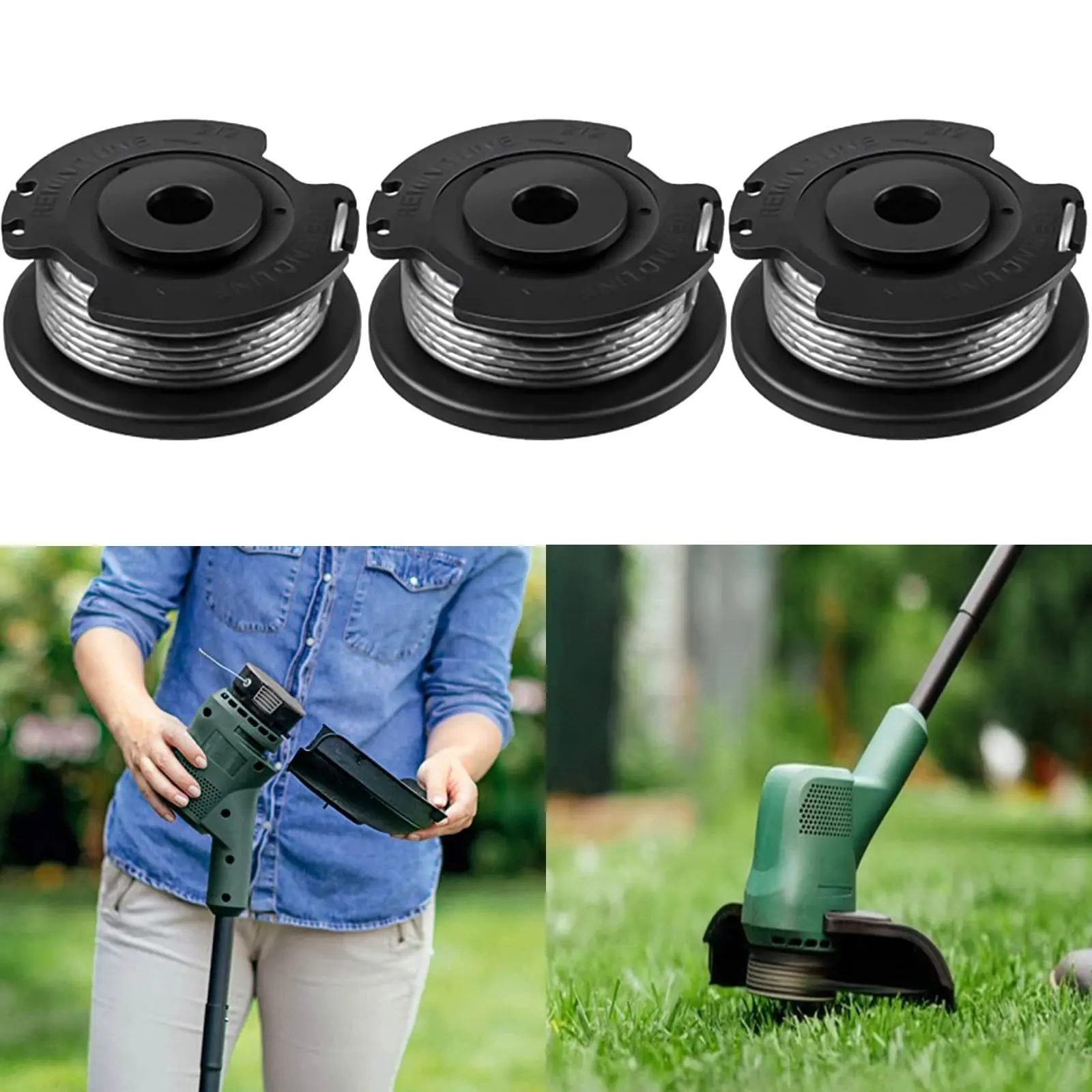 3pcs 5m Nylon Line Spool For Bosch EasyGrassCut 23 26 18 F016800569 Replacement Roller String Trimmer Parts Garden Line Spools
3pcs 5m Nylon Line Spool For Bosch EasyGrassCut 23 26 18 F016800569 Replacement Roller String Trimmer Parts Garden Line Spools