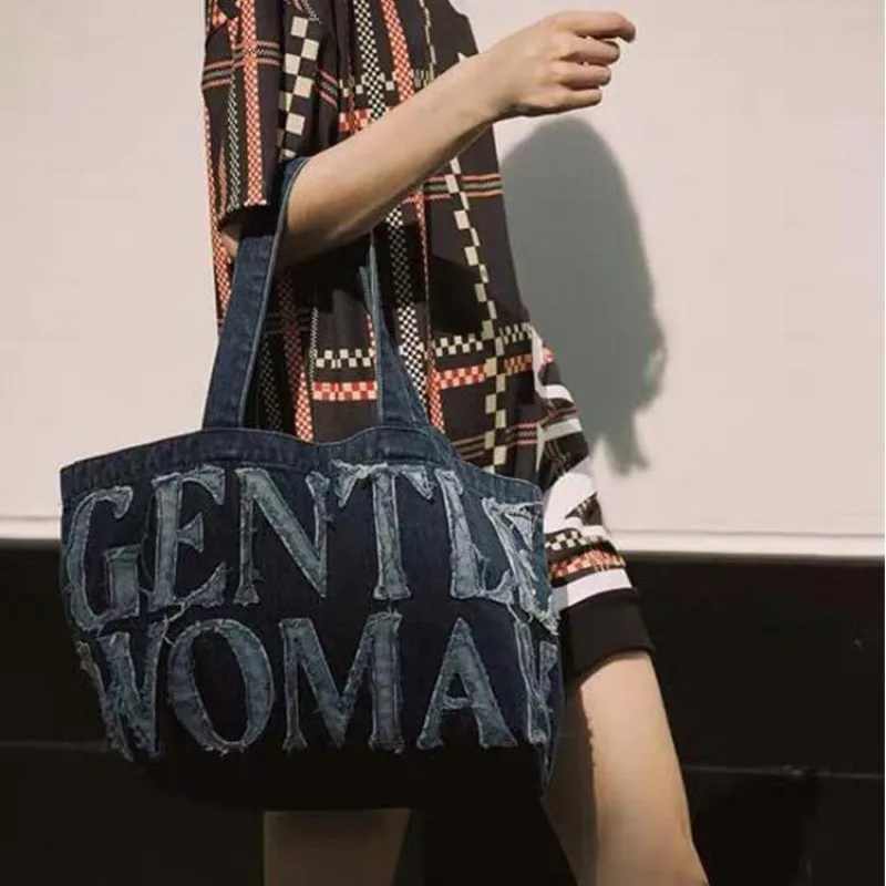 Totes In Denim Large Jeans Totes Bag Classic Denim Fashion Big For Female, Dropshipping Women's Shoulder Bags Bags
Totes In Denim Large Jeans Totes Bag Classic Denim Fashion Big For Female, Dropshipping Women's Shoulder Bags Bags