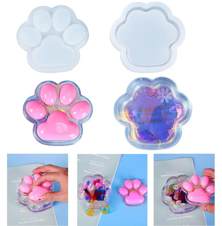 DIY Crystal Cat Claw Shape Silicone Lollipop Mold Flower Candy Chocolate Molds Fondant Cake Decorating Bakeware Tool Cake Mould
DIY Crystal Cat Claw Shape Silicone Lollipop Mold Flower Candy Chocolate Molds Fondant Cake Decorating Bakeware Tool Cake Mould