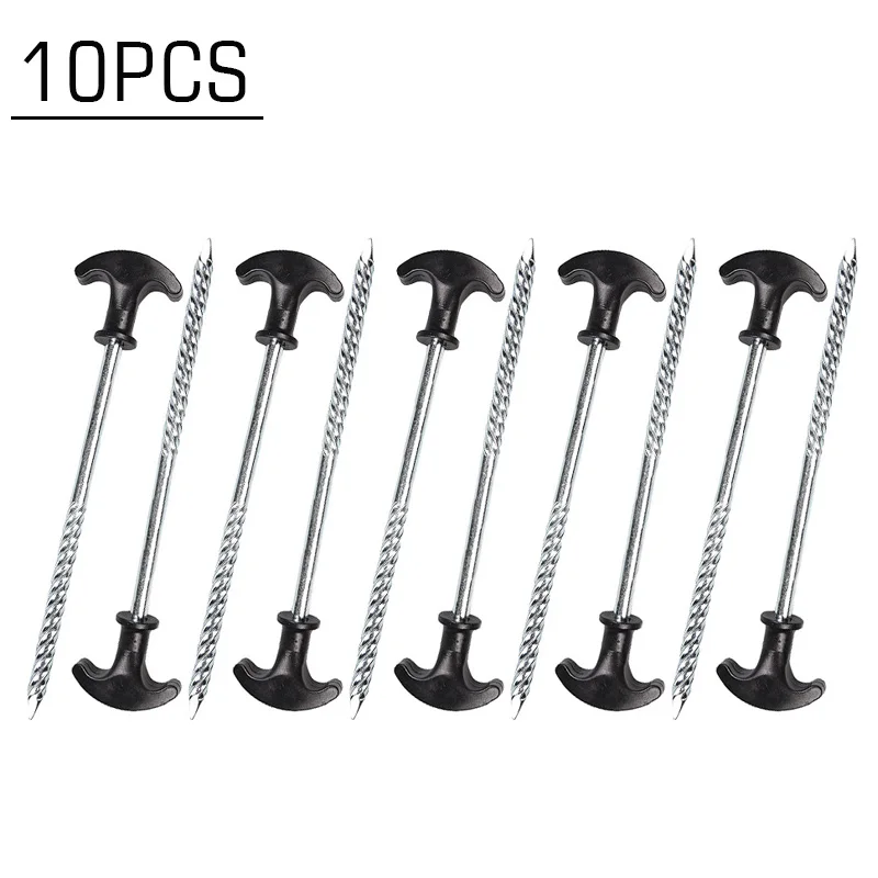 Hooks Tent Pegs Screw Outdoor Hiking Steel Stakes Nails Plastic Heavy Duty Awning Elements Moisture Pads 10Pcs
Hooks Tent Pegs Screw Outdoor Hiking Steel Stakes Nails Plastic Heavy Duty Awning Elements Moisture Pads 10Pcs