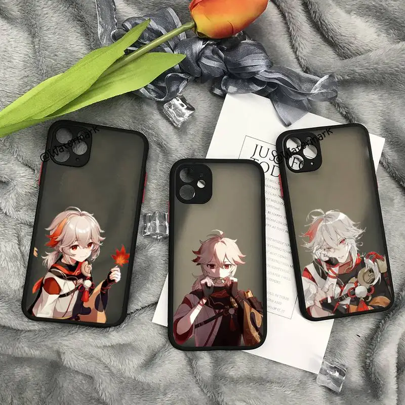 Genshin Impact Kaedehara Kazuha Phone Case For IPhone 13 12 11 Pro Max Mini Xs Xr X 8 7 Plus Black Matter Translucent Cover
Genshin Impact Kaedehara Kazuha Phone Case For IPhone 13 12 11 Pro Max Mini Xs Xr X 8 7 Plus Black Matter Translucent Cover