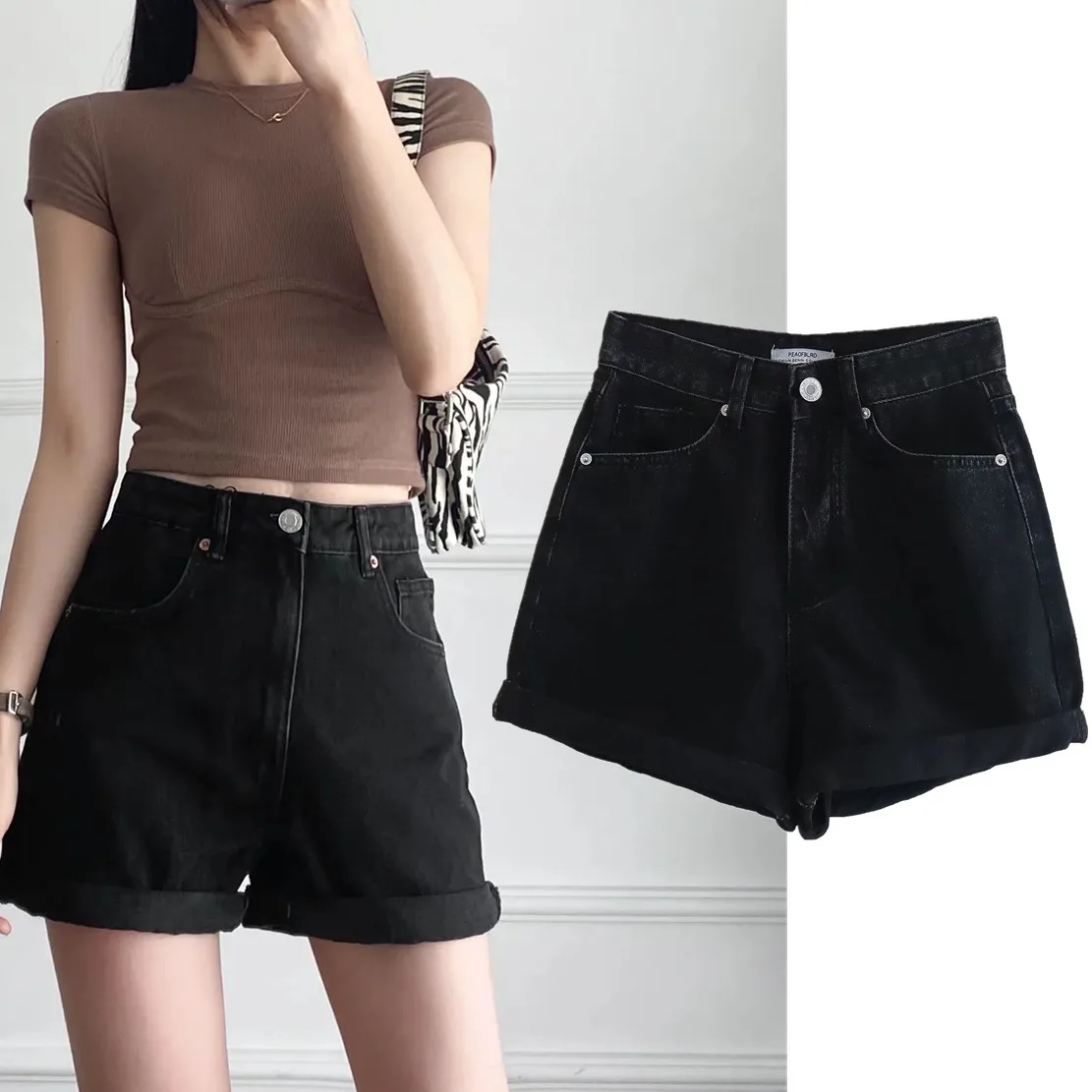 Withered England Style High Street Retro Washed High Waist Loose Mom Bermuda Casual Denim Shorts Women Wholesales
Withered England Style High Street Retro Washed High Waist Loose Mom Bermuda Casual Denim Shorts Women Wholesales