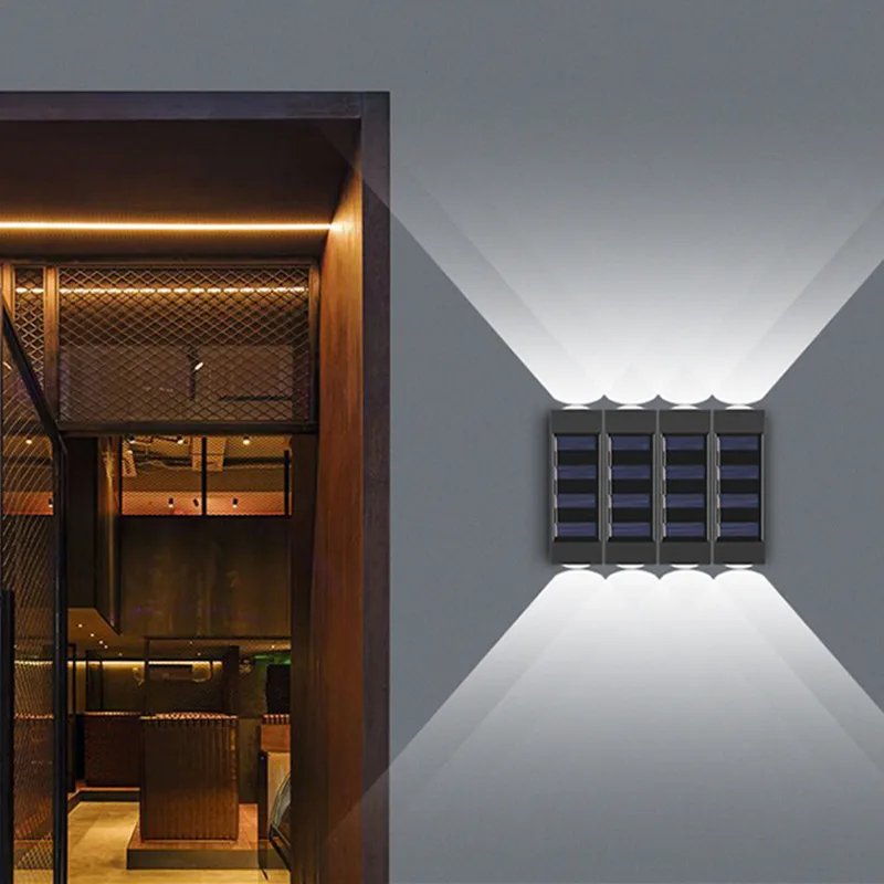 Outdoor Garland Light Solar Wall Light Up And Down Luminous Lights Solar LED Waterproof 5Pcs Streetlights Sensor Lamp Decoration
Outdoor Garland Light Solar Wall Light Up And Down Luminous Lights Solar LED Waterproof 5Pcs Streetlights Sensor Lamp Decoration