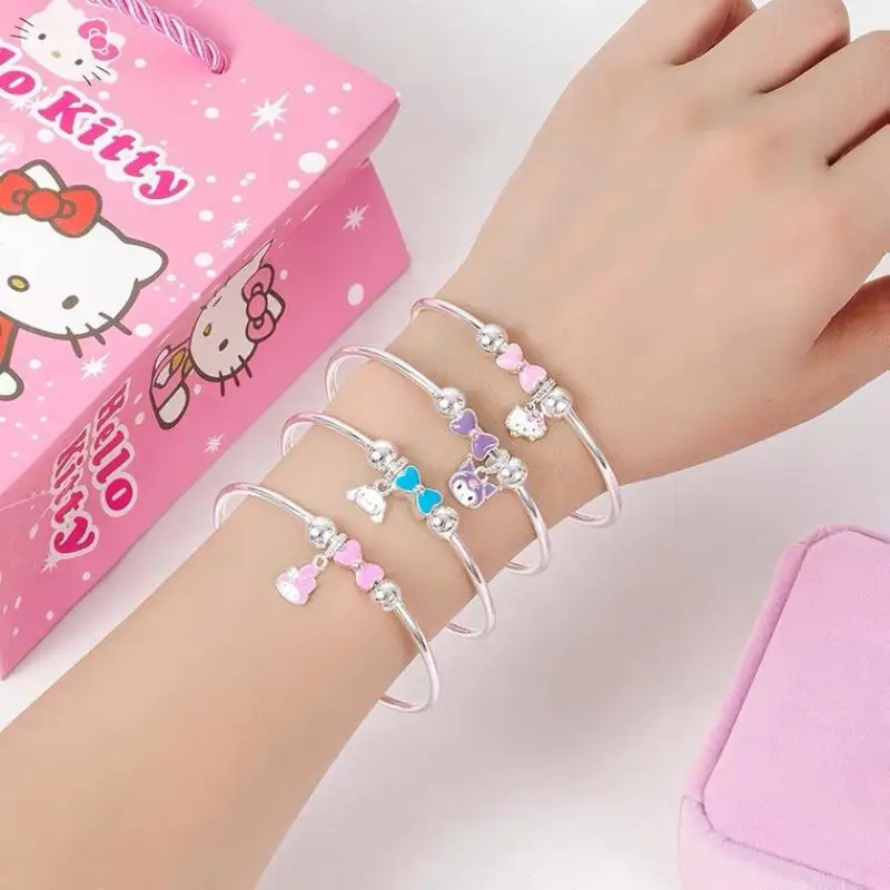 New Kawaii Sanrioed Hello Kitty Kuromi My Melody Cinnamoroll Bow Girlfriends Schoolgirl Bracelet Cute Bracelettoys for Girls
New Kawaii Sanrioed Hello Kitty Kuromi My Melody Cinnamoroll Bow Girlfriends Schoolgirl Bracelet Cute Bracelettoys for Girls
