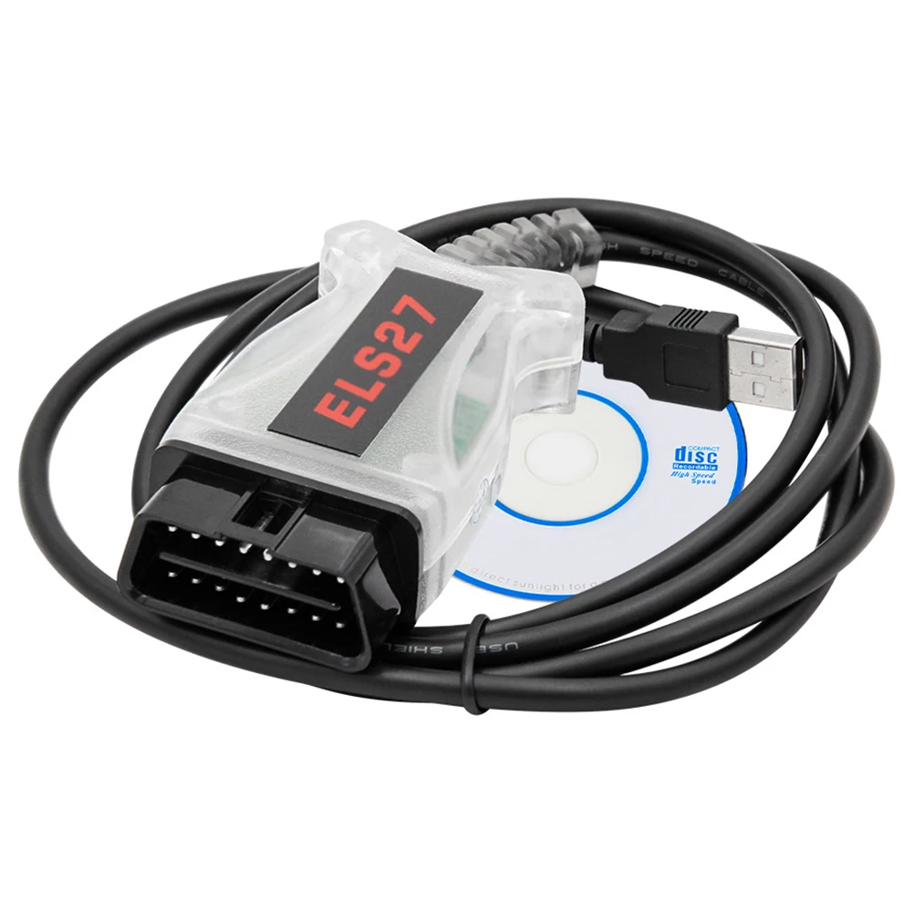 Диагностический адаптер ELS27 V2.3.8 OBD2, Диагностический кабель для автомобиля PIC24HJ128G
Диагностический адаптер ELS27 V2.3.8 OBD2, Диагностический кабель для автомобиля PIC24HJ128G