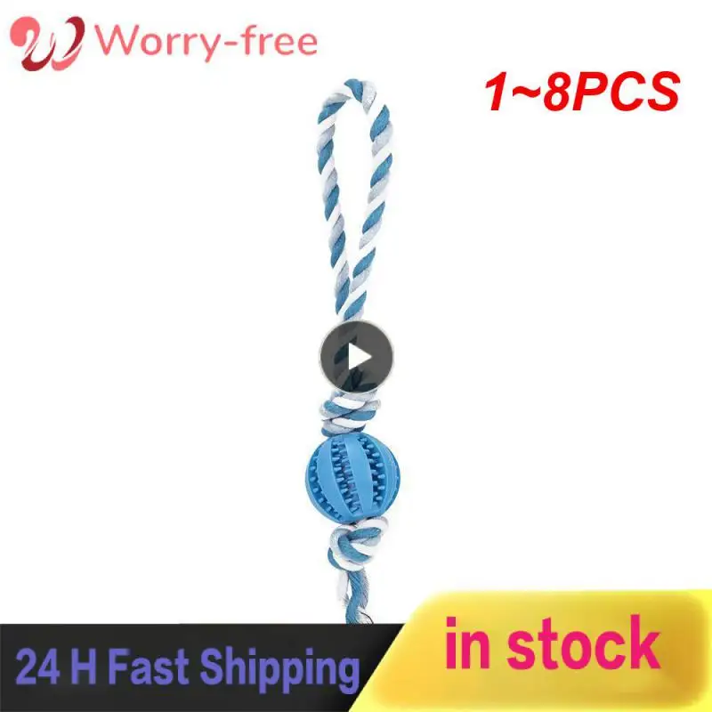 1~8PCS Dog Toys Treat Balls Interactive Hemp Rope Rubber Leaking Balls for Small Dogs Chewing Bite Resistant Toys Pet Tooth
1~8PCS Dog Toys Treat Balls Interactive Hemp Rope Rubber Leaking Balls for Small Dogs Chewing Bite Resistant Toys Pet Tooth