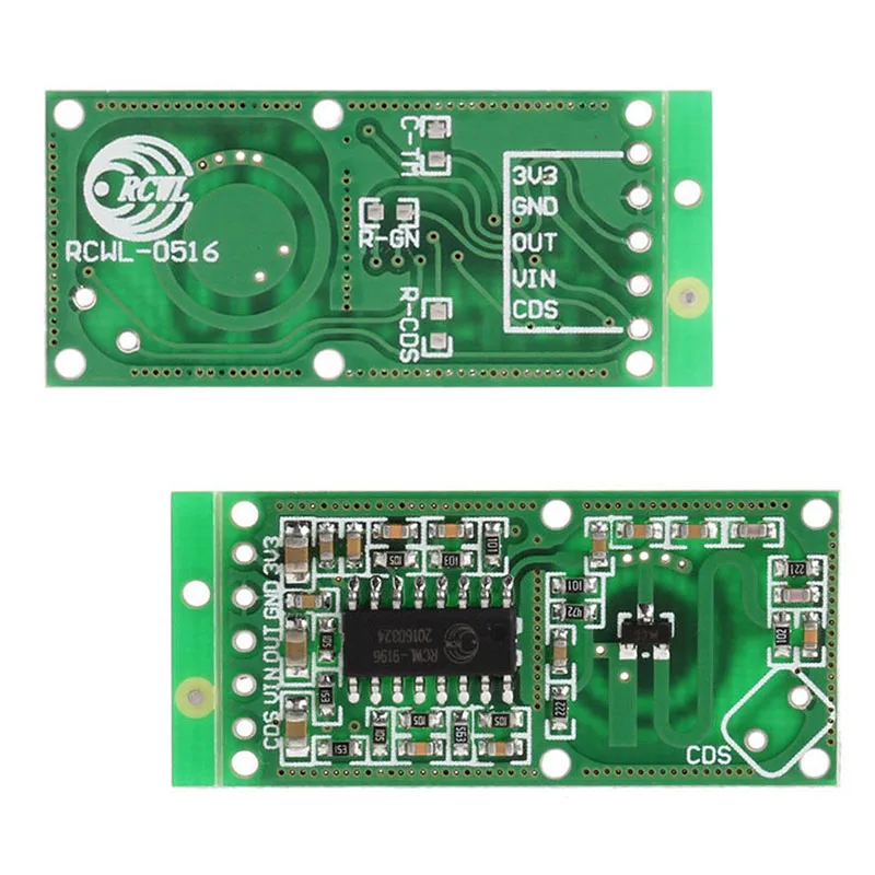5pcs RCWL-0516 Sensor Switch Module Set DC 4-28V Sensor Switch Board Microwave Radio Detecting And Ranging Sensor Switch Chips
5pcs RCWL-0516 Sensor Switch Module Set DC 4-28V Sensor Switch Board Microwave Radio Detecting And Ranging Sensor Switch Chips