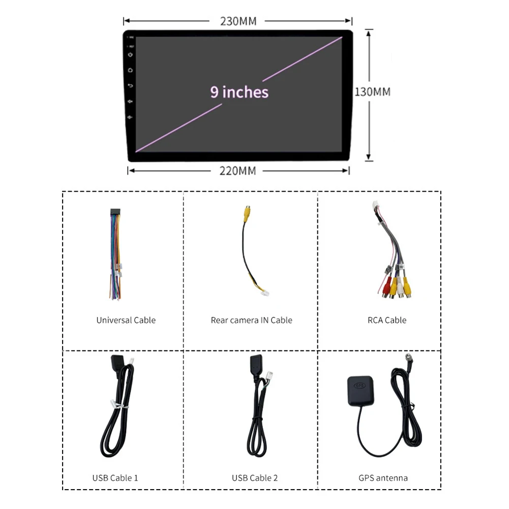 Car Radio Video Player 9 Inch Car Radio Double Din MP5 Player Multimedia Touch Control High Lifetime High Quality
Car Radio Video Player 9 Inch Car Radio Double Din MP5 Player Multimedia Touch Control High Lifetime High Quality