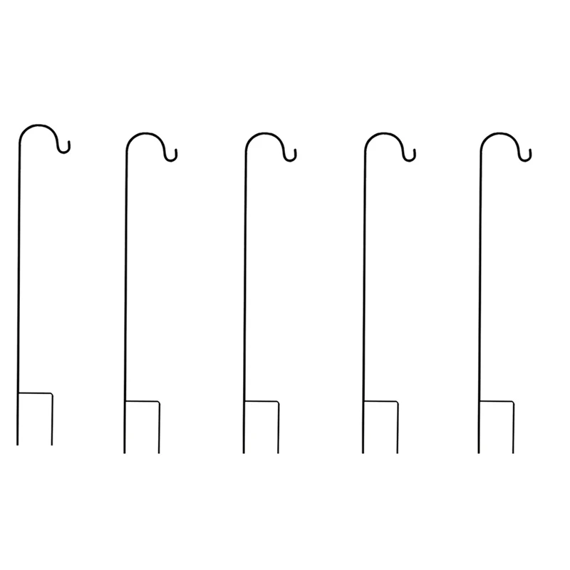 5X Shepherd Hooks Rust Resistant Garden Stake Outdoor Metal Plant Stand Hanger Bird Feeder Pole 120X10x1cm CNIM Hot
5X Shepherd Hooks Rust Resistant Garden Stake Outdoor Metal Plant Stand Hanger Bird Feeder Pole 120X10x1cm CNIM Hot