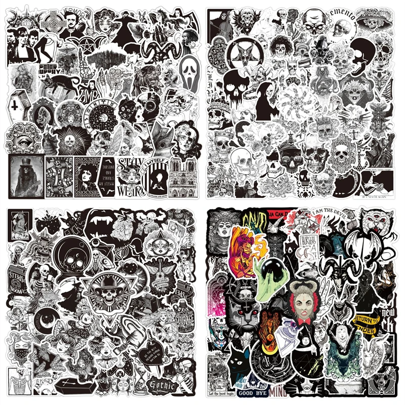 Стикеры в готическом стиле для ноутбука, телефона, чехла, 10/30/50 шт. 
Стикеры в готическом стиле для ноутбука, телефона, чехла, 10/30/50 шт.