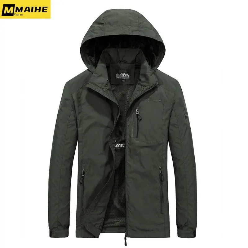 Men's Windbreaker Jackets Waterproof Windshield Jacket Men Military Hooded Water Proof Wind Breaker Casual Coat Male 2022 Autumn
Men's Windbreaker Jackets Waterproof Windshield Jacket Men Military Hooded Water Proof Wind Breaker Casual Coat Male 2022 Autumn
