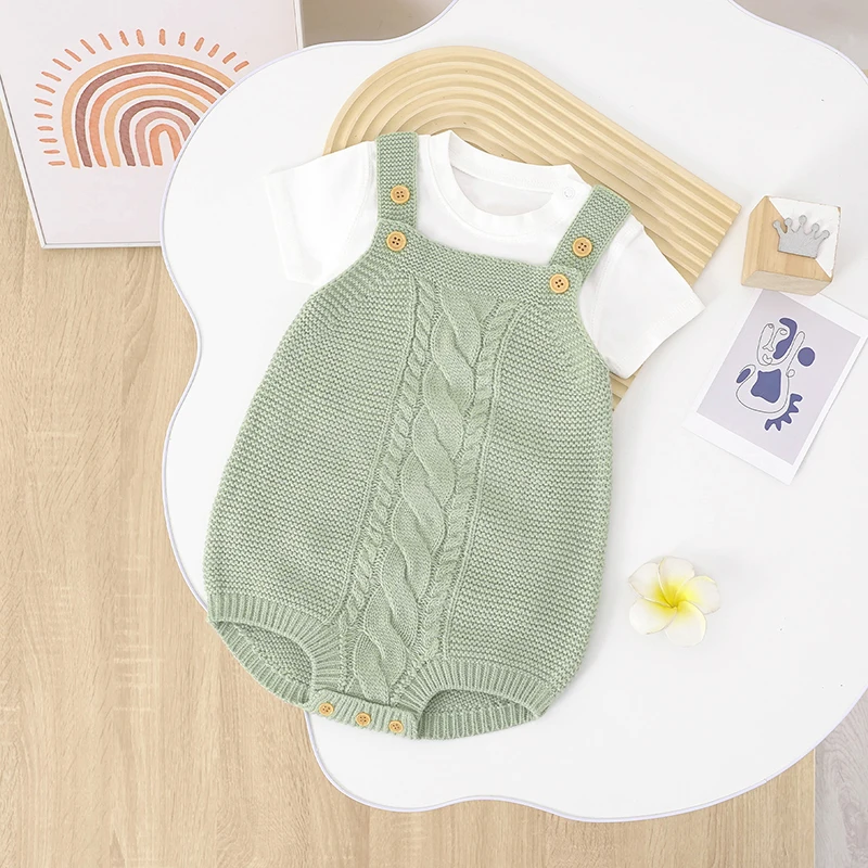 Baby Bodysuits Clothes Spring Autumn Solid Sleeveless Knit Newborn Boys Girls Onesie Outfits One Piece Infant Outerwear Jumpsuit
Baby Bodysuits Clothes Spring Autumn Solid Sleeveless Knit Newborn Boys Girls Onesie Outfits One Piece Infant Outerwear Jumpsuit