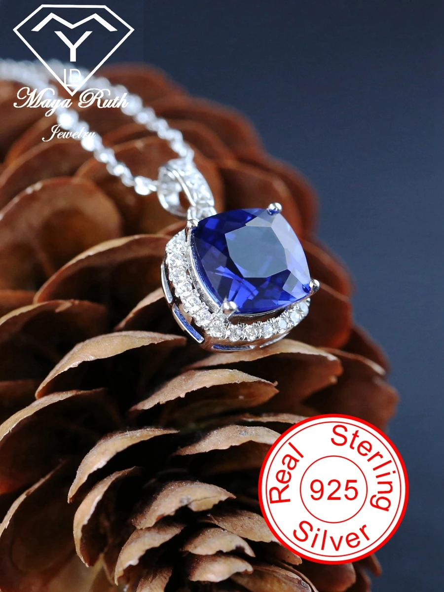 Created Sapphire Gemstone Pendant Real Echt 925 Sterling Silver Party For Women Green Cute Female Necklace Gifts Princess Cut
Created Sapphire Gemstone Pendant Real Echt 925 Sterling Silver Party For Women Green Cute Female Necklace Gifts Princess Cut