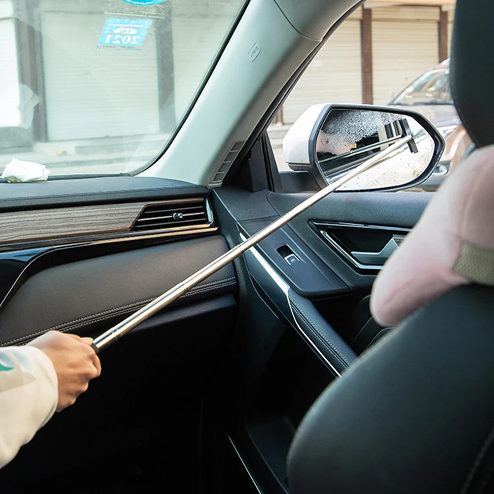 Car Rearview Mirror Wiper Telescopic Auto Mirror Squeegee Cleaner 8.35" Long Handle Car Cleaning Tool Mirror Glass Mist Cleaner
Car Rearview Mirror Wiper Telescopic Auto Mirror Squeegee Cleaner 8.35" Long Handle Car Cleaning Tool Mirror Glass Mist Cleaner
