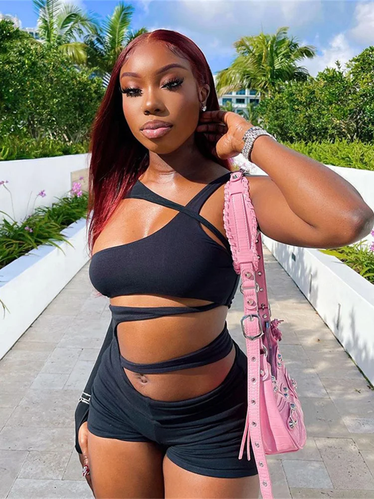 Inwoman Summer Black Bandage Sexy Romper Jumpsuit For Women 2022 High Quality Crop Top Bodycon Blouses One Pieces Outfits Female
Inwoman Summer Black Bandage Sexy Romper Jumpsuit For Women 2022 High Quality Crop Top Bodycon Blouses One Pieces Outfits Female