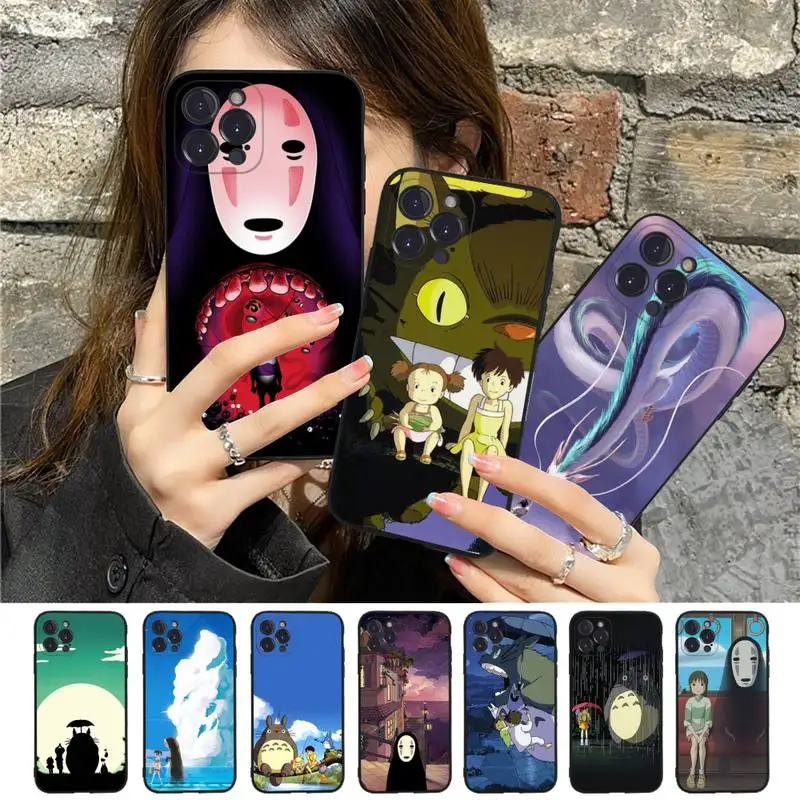 Studio Ghibli Spirited Away Totoro Phone Case For iPhone 8 7 6 6S Plus X SE 2020 XR XS 14 11 12 13 Mini Pro Max Mobile Case
Studio Ghibli Spirited Away Totoro Phone Case For iPhone 8 7 6 6S Plus X SE 2020 XR XS 14 11 12 13 Mini Pro Max Mobile Case