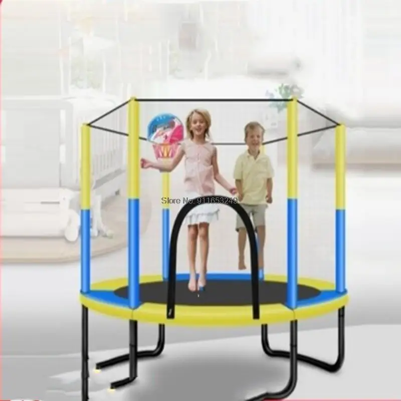 60 Inch Round Kids Mini Trampoline Enclosure Net Pad Rebounder Outdoor Exercise Home Toys Jumping Bed Max Load 250KG
60 Inch Round Kids Mini Trampoline Enclosure Net Pad Rebounder Outdoor Exercise Home Toys Jumping Bed Max Load 250KG