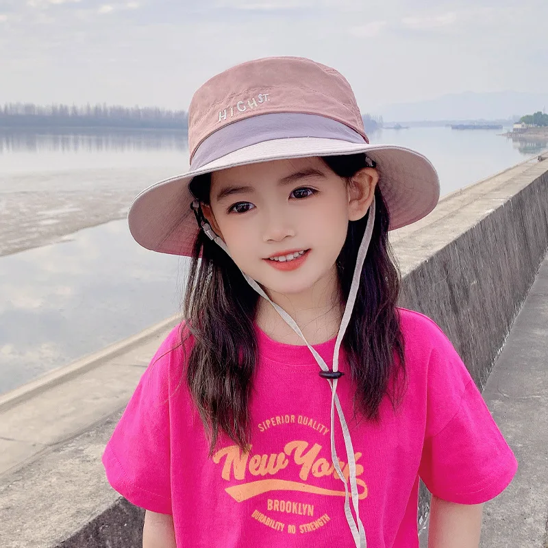 2023 Korean Style New Children's Hat Fashion Letter Baby Big Brim Sun-Proof Sun Hat Outdoor Windproof Sun Hat
2023 Korean Style New Children's Hat Fashion Letter Baby Big Brim Sun-Proof Sun Hat Outdoor Windproof Sun Hat