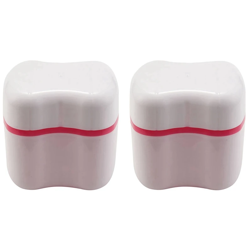 2X Denture Box With Specially Designed Holder For Rinse Basket, Great For Care, Easy To Open(Pink)
2X Denture Box With Specially Designed Holder For Rinse Basket, Great For Care, Easy To Open(Pink)