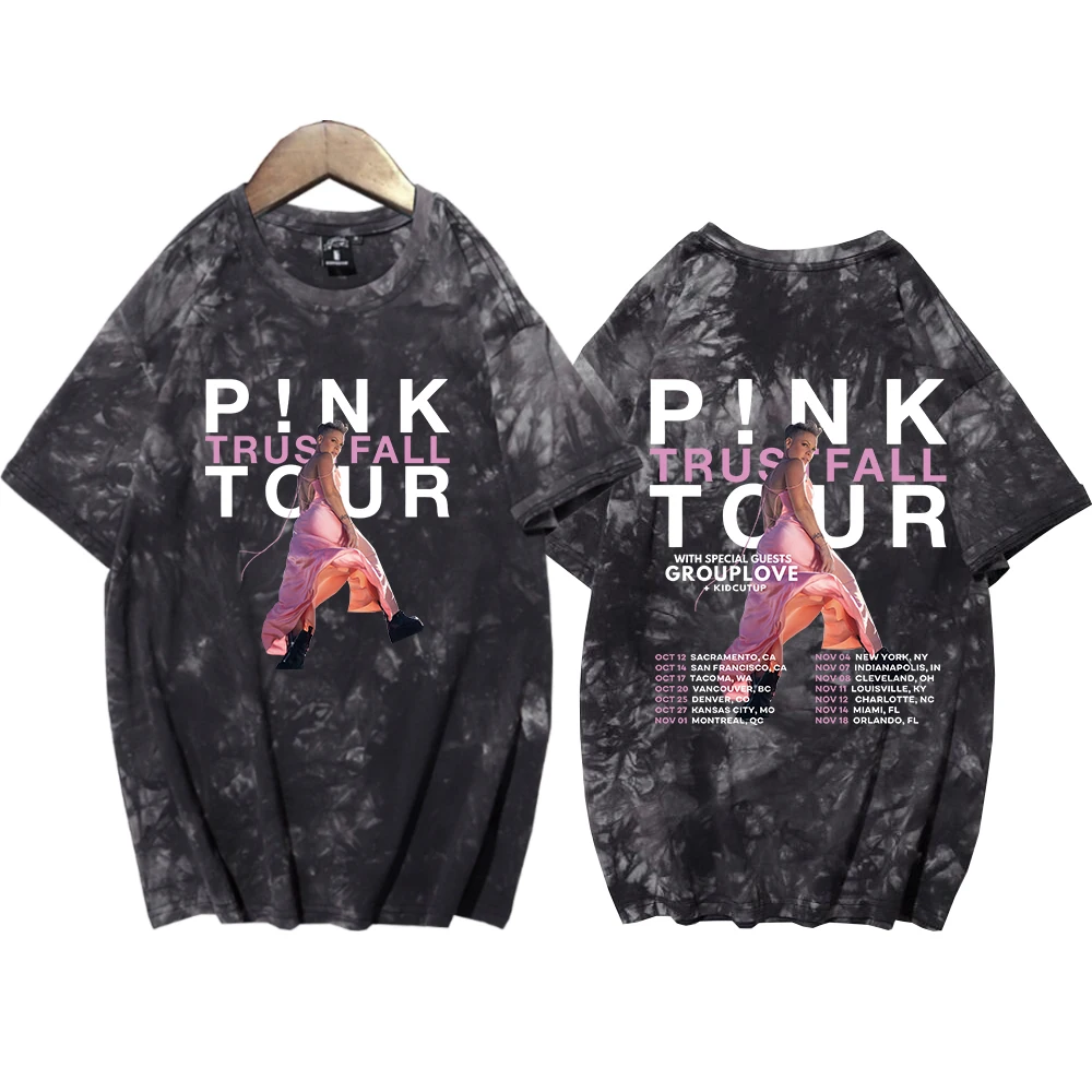 Pink Trustfall Tour 2023 T-Shirt Rapper Print Short Sleeve Women Men T Shirt Hip Hop Tie Dye T Shirt
Pink Trustfall Tour 2023 T-Shirt Rapper Print Short Sleeve Women Men T Shirt Hip Hop Tie Dye T Shirt