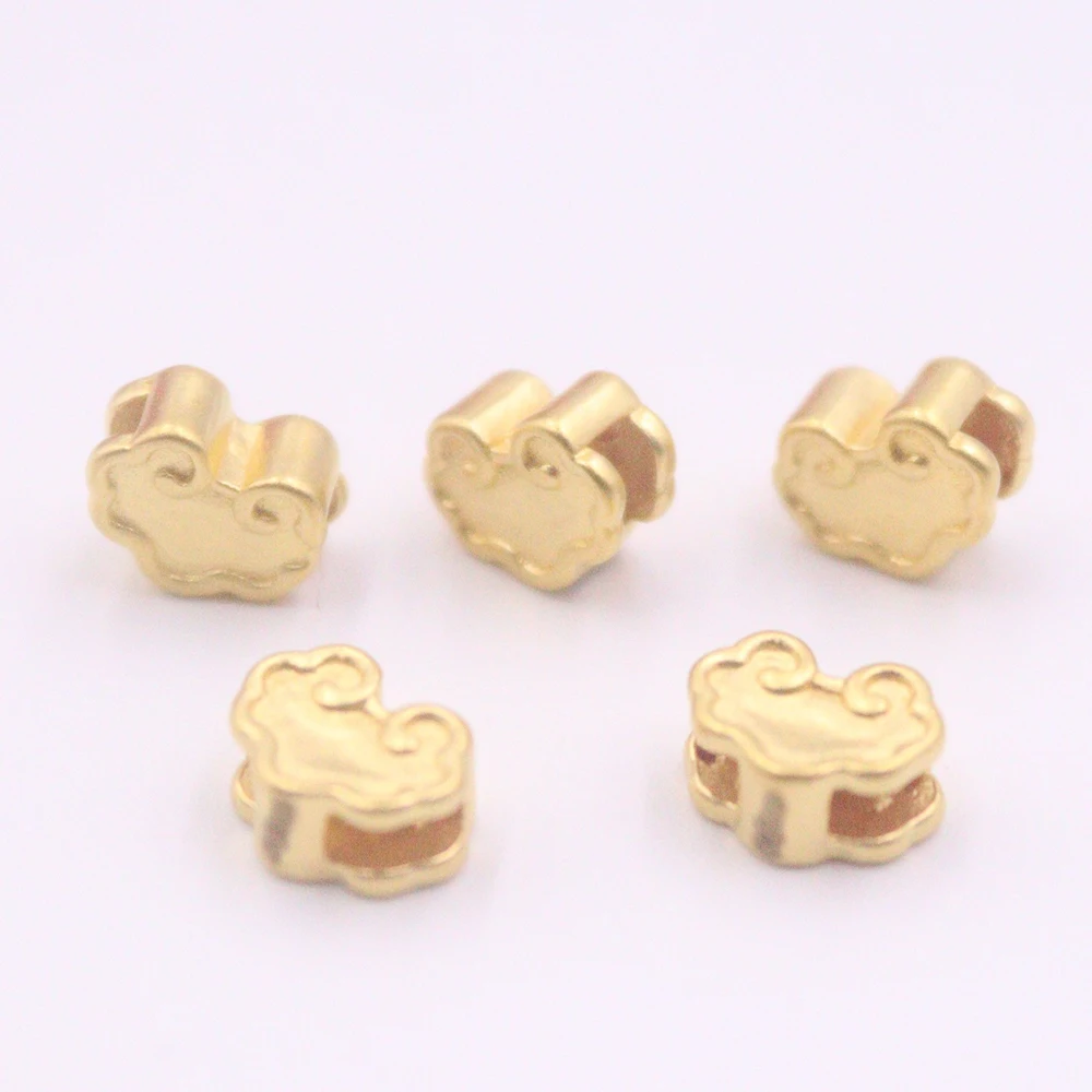 1PCS Real 999 24k Yellow Gold Pendant For Women 3D Propitious Cloud Ruyi Loose Bead 0.1-0.2g
1PCS Real 999 24k Yellow Gold Pendant For Women 3D Propitious Cloud Ruyi Loose Bead 0.1-0.2g
